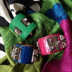 Hermes Fuschia Alligator CDC Size Small